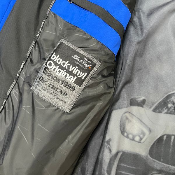 Мужская еврозима куртка BLACK VINYL C26-2870 CQ Blue 100850 фото