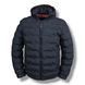 Мужская еврозимняя куртка-бомбер Black Vinyl 2815 Black 100005 фото 2