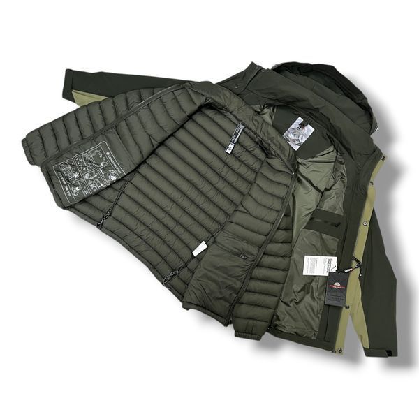 Мужская зимняя куртка 3 в 1  Zero Frozen 70683  Army green/Green 70683 фото