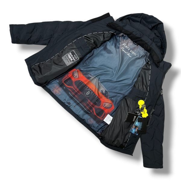 Мужская еврозима куртка BLACK VINYL C26-2870 CQ Navy 100856 фото