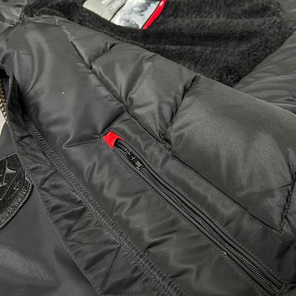 Чоловіча зимова куртка-пілот Kings Wind 596 Black #1 (AVIATOR) 101045 фото