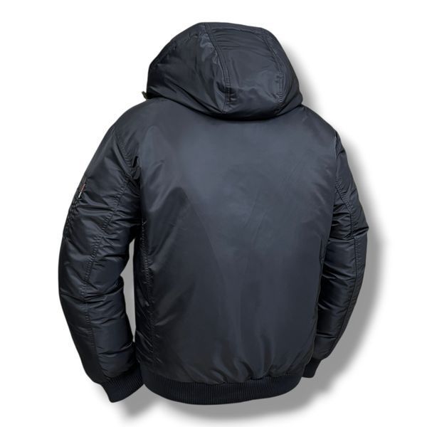 Чоловіча зимова куртка-пілот Kings Wind 596 Black #1 (AVIATOR) 101045 фото