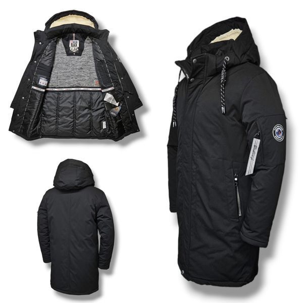 Куртка мужская Black Vinyl 2287 Черная Black Vinyl 2287 фото