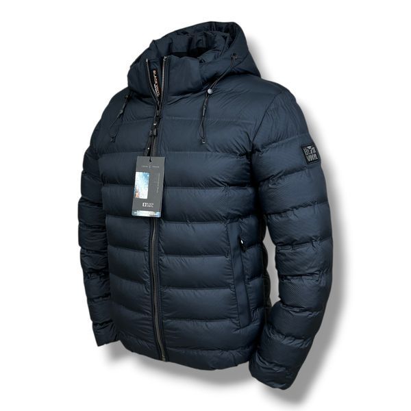 Мужская облегченная зимняя куртка Black Vinyl C26-2866 CQ Navy #2 100992 фото