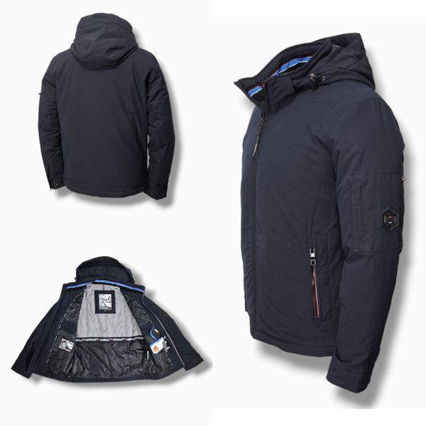 Куртка чоловіча Black Vinyl 2209 Темно-синій Navy Black Vinyl 2209 фото