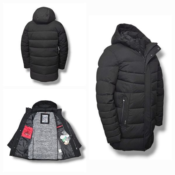 Куртка чоловіча Black Vinyl 2508 Чорна Black Vinyl 2508 фото
