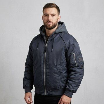 Мужская зимняя куртка BOMBER Oversize Kings Wind 6011  Grey #7 6011  Grey #7 фото