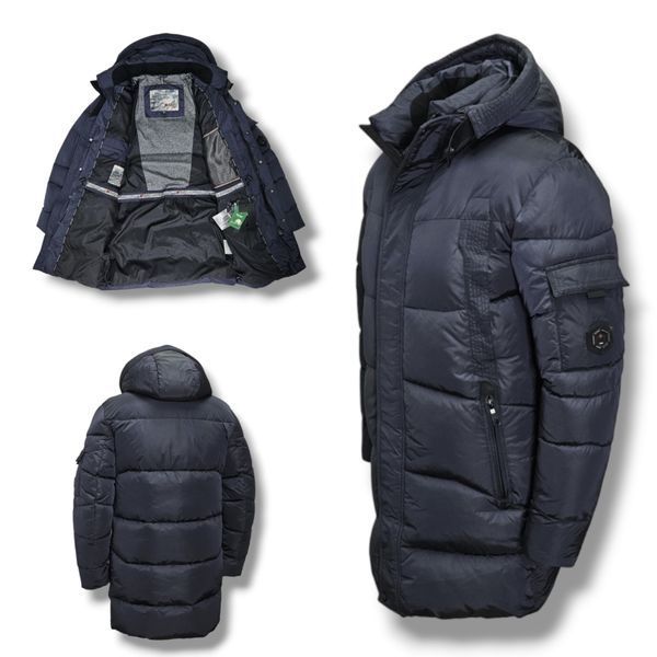 Куртка чоловіча Black Vinyl 2278 Темно-синій Navy Black Vinyl 2278 фото