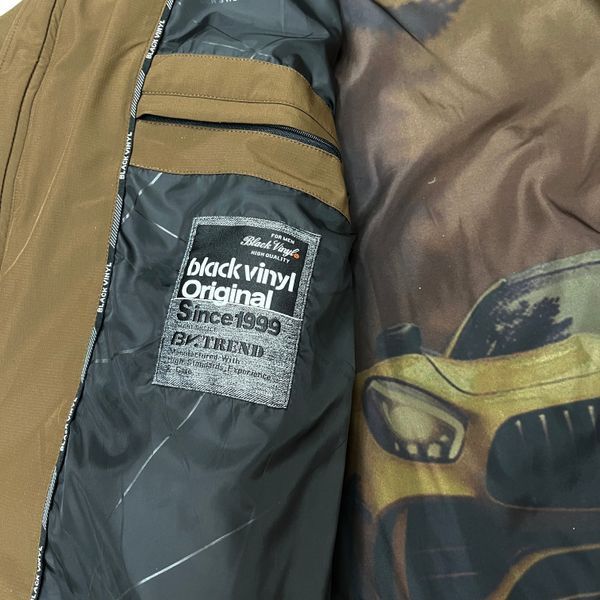 Мужская еврозима куртка BLACK VINYL C26-2870 CQ Brown 100844 фото